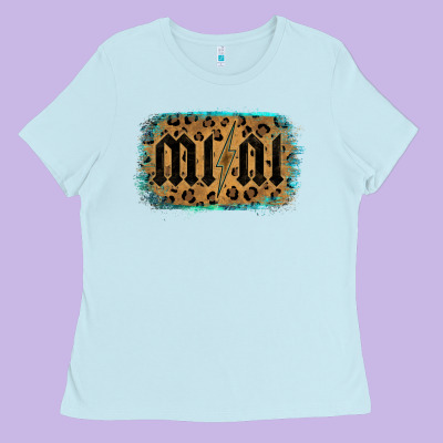 Leopard Patterned Mini Tried Ladies Tee Designed By Bettercallsaul