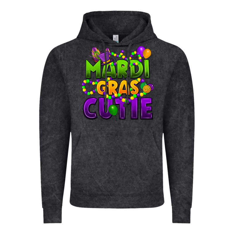 Mardi Gras Cutie Vintage Hoodie by CowGirlArtShop | Teevron