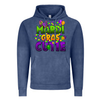 Vintage Denim mardi gras cutie Vintage Hoodie - CowGirlArtShop