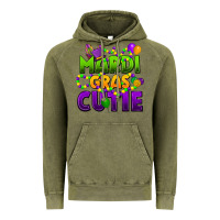 Vintage Olive mardi gras cutie Vintage Hoodie - CowGirlArtShop