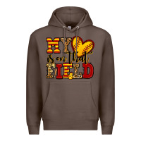Coffee my heart is on that field softball Premium Hoodie - Jasminsmagicworld