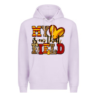 Lilac my heart is on that field softball Premium Hoodie - Jasminsmagicworld
