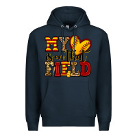 Navy my heart is on that field softball Premium Hoodie - Jasminsmagicworld