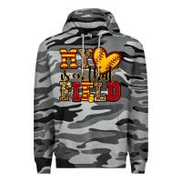 Slate Camo my heart is on that field softball Premium Hoodie - Jasminsmagicworld