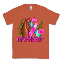 Copper Previvor Breast Cancer Classic Tee - NancyCooperArtShop