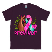 Plum Previvor Breast Cancer Classic Tee - NancyCooperArtShop