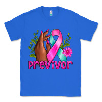 True Royal Previvor Breast Cancer Classic Tee - NancyCooperArtShop