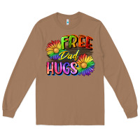 Toasted Coconut Free dad hugs Long Sleeve Tee - CowGirlArtShop