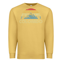 Antique Gold Colorado Retro Vintage Mountains Nature Hiking Premium Sweatshirt - minhPixels