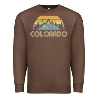 Colorado Retro Vintage Mountains Nature Hiking Premium Sweatshirt | Teevron