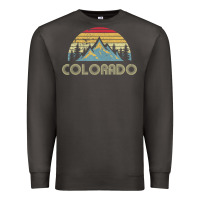 Smoke Colorado Retro Vintage Mountains Nature Hiking Premium Sweatshirt - minhPixels