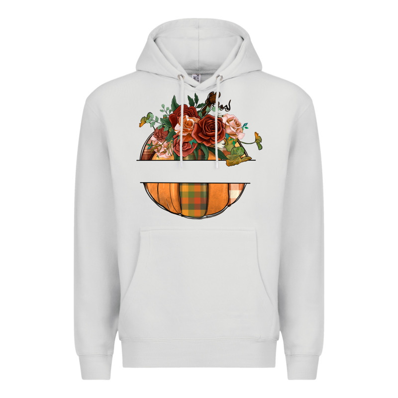 Customize Floral Pumpkin Premium Hoodie by BundleAndBundleShop | Teevron