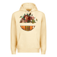 Pina Colada customize floral pumpkin Premium Hoodie - BundleAndBundleShop