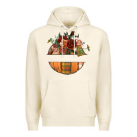 Tofu customize floral pumpkin Premium Hoodie - BundleAndBundleShop