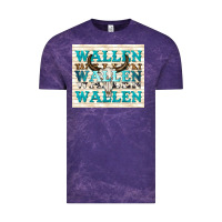 Cloud Purple wallen with bull skull Vintage Tee - TumblerDesignByShophia