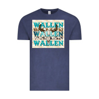 Vintage Denim wallen with bull skull Vintage Tee - TumblerDesignByShophia