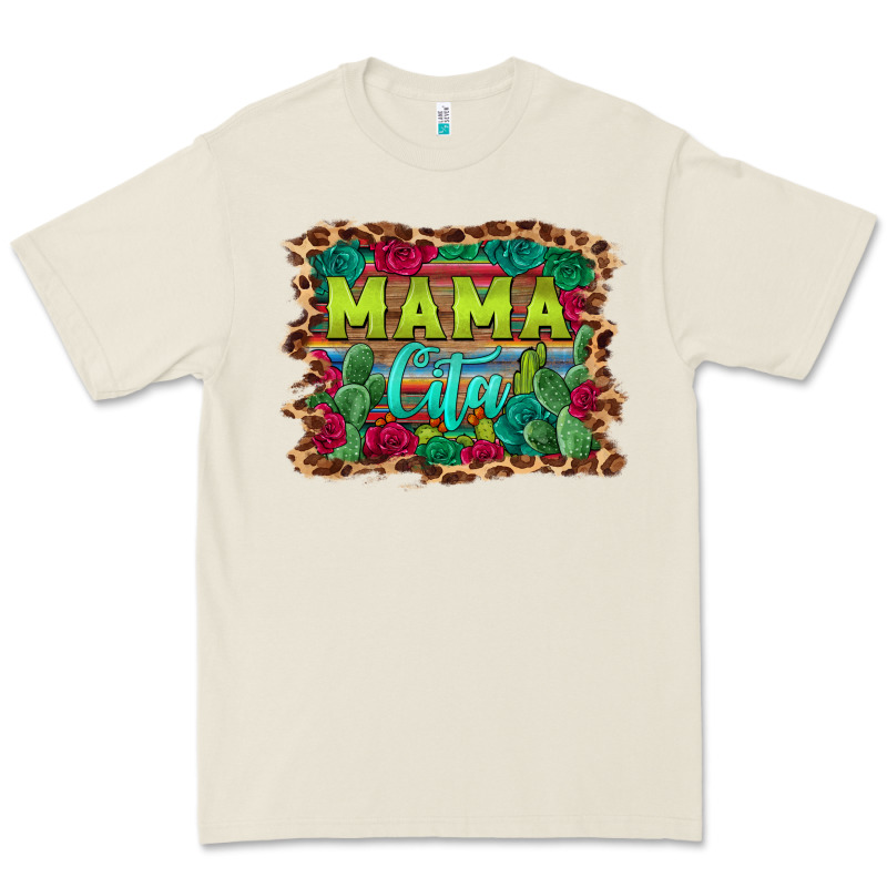 Mama Cita Serape Background Premium Tee by BarkalooDesign | Teevron