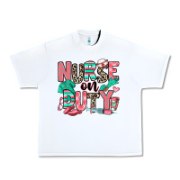White nurse on duty Urban Heavy Tee - RanaPortraitStore