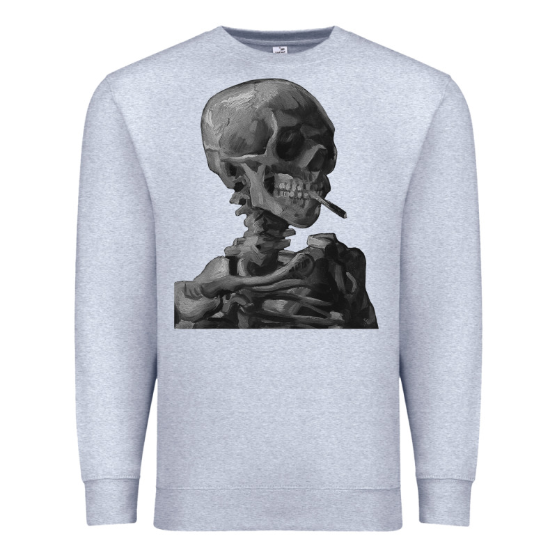 Vincent Van Gogh Skull Of A Skeletonvintage Halloween Skull Premium Sweatshirt by minhPixels | Teevron
