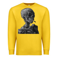Lemon Vincent Van Gogh Skull of a SkeletonVintage Halloween Skull Premium Sweatshirt - minhPixels