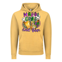 Vintage Mustard mardi gras and beer Vintage Hoodie - CowGirlArtShop