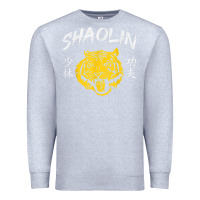 Heather Grey Tiger Shaolin Kung Fu Chinese Symbol Wushu Martial Arts Gift Premium Sweatshirt - minhPixels