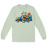 Matcha Autism truck Long Sleeve Tee - CowGirlArtShop
