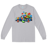 Moon Dust Autism truck Long Sleeve Tee - CowGirlArtShop