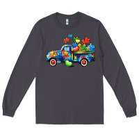 Smoke Autism truck Long Sleeve Tee - CowGirlArtShop