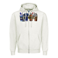 Police Coffee Zipper Hoodie | Teevron