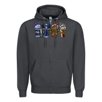 Smoke Police Coffee Zipper Hoodie - CowhideDigitalArt