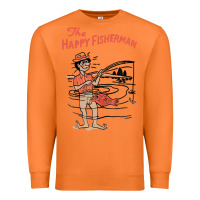 Carrot Vintage The Happy Fisherman 2022 Fishing Mens Kids Premium Sweatshirt - minhPixels