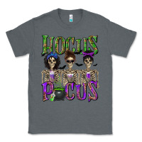 Charcoal Heather Hocus Pocus with Skeletons Classic Tee - texasbilliewilder
