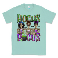 Seafoam Hocus Pocus with Skeletons Classic Tee - texasbilliewilder