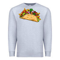 Heather Grey mexican taco Premium Sweatshirt - Artiststas