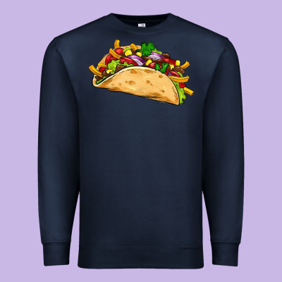 Mexican Taco Premium Sweatshirt Designed By Artiststas