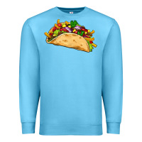 Ocean Blue mexican taco Premium Sweatshirt - Artiststas