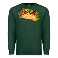 Sports Green mexican taco Premium Sweatshirt - Artiststas