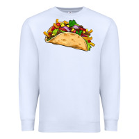 White mexican taco Premium Sweatshirt - Artiststas