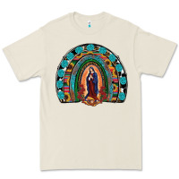 Lady Of Guadalupe Rainbow Premium Tee | Teevron