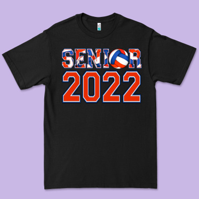 Senior Volleyball Custom Premium Tee Designed By Jasminsmagicworld