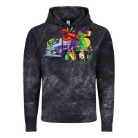 Cloud Black mardi gras gnome on the truck Vintage Hoodie - CowGirlArtShop