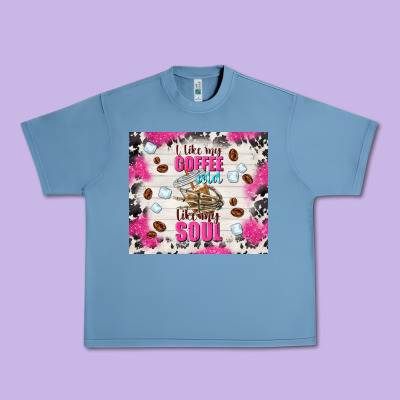 I Like My Coffee Cold Like My Soul Urban Heavy Tee Designed By Tumblerdesignbyshophia