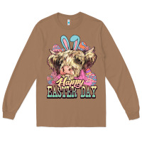Toasted Coconut Happy Easter Day cow Long Sleeve Tee - HowdyJamesFarm