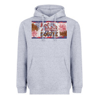 Heather Grey red white boujee Heavyweight Hoodie - Artiststas