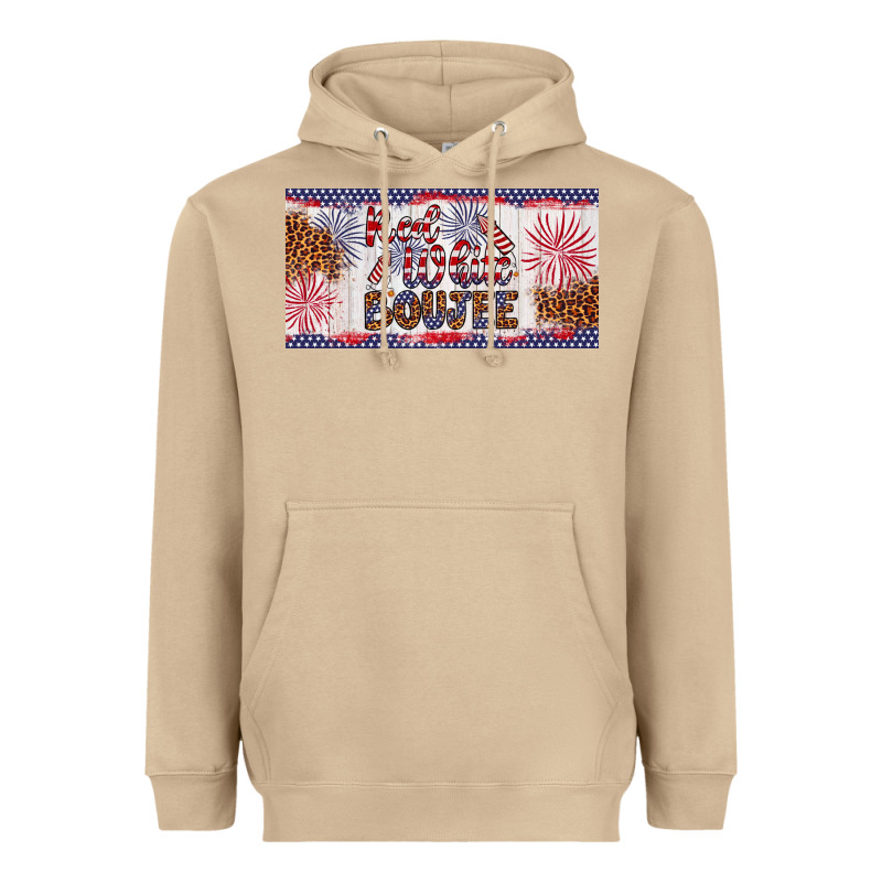 Red White Boujee Heavyweight Hoodie by Artiststas | Teevron