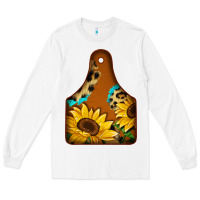 White cowtag Long Sleeve Tee - Jasminsmagicworld