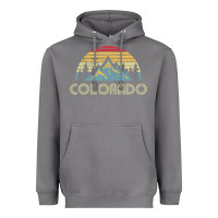 Storm Colorado Retro Vintage Mountains Nature Hiking Heavyweight Hoodie - minhPixels