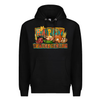 Black happy thanksgiving Premium Hoodie - FaDigitalArtStudio