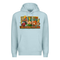 Blue Mist happy thanksgiving Premium Hoodie - FaDigitalArtStudio